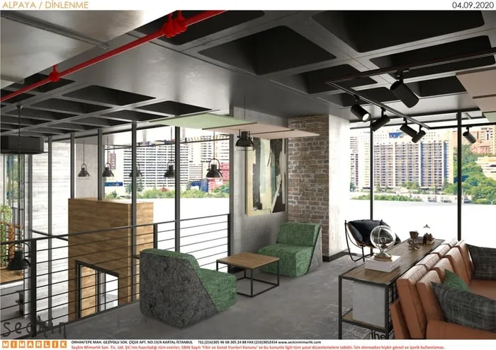 Workplace rest area concept design