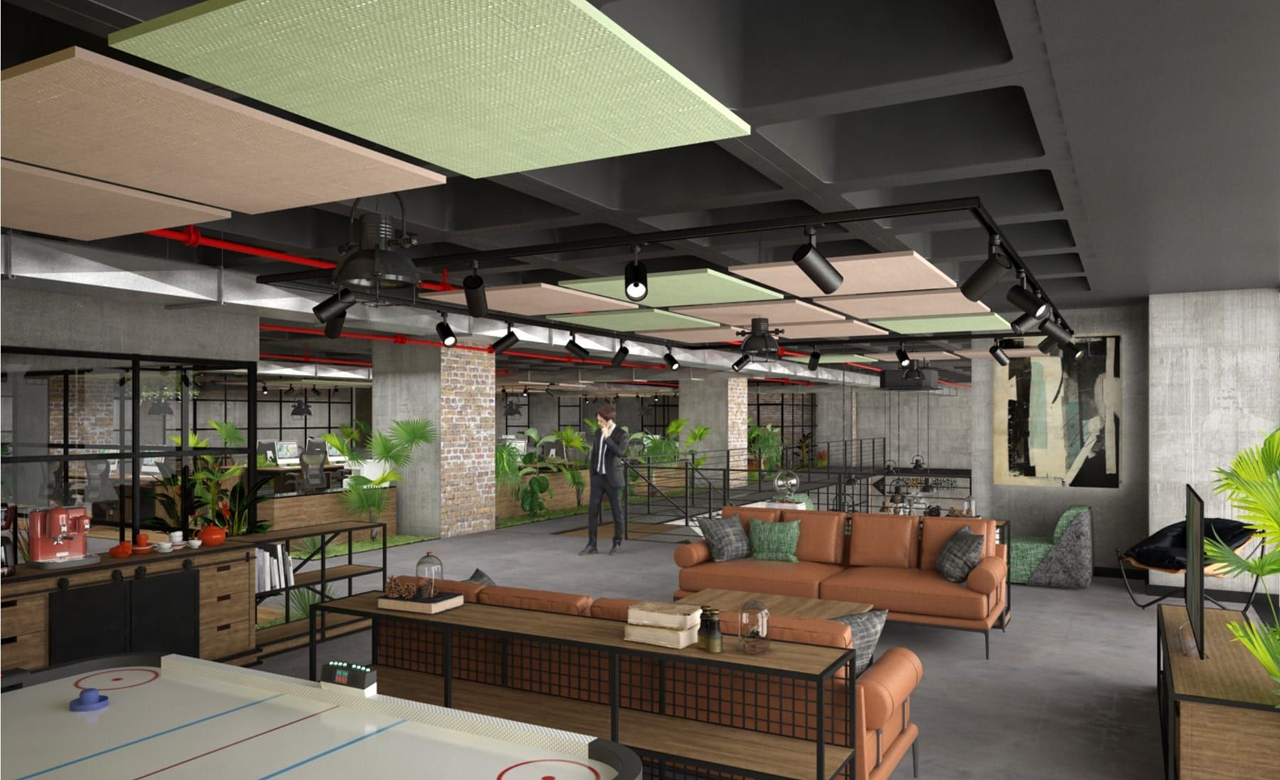 Workplace rest area concept design