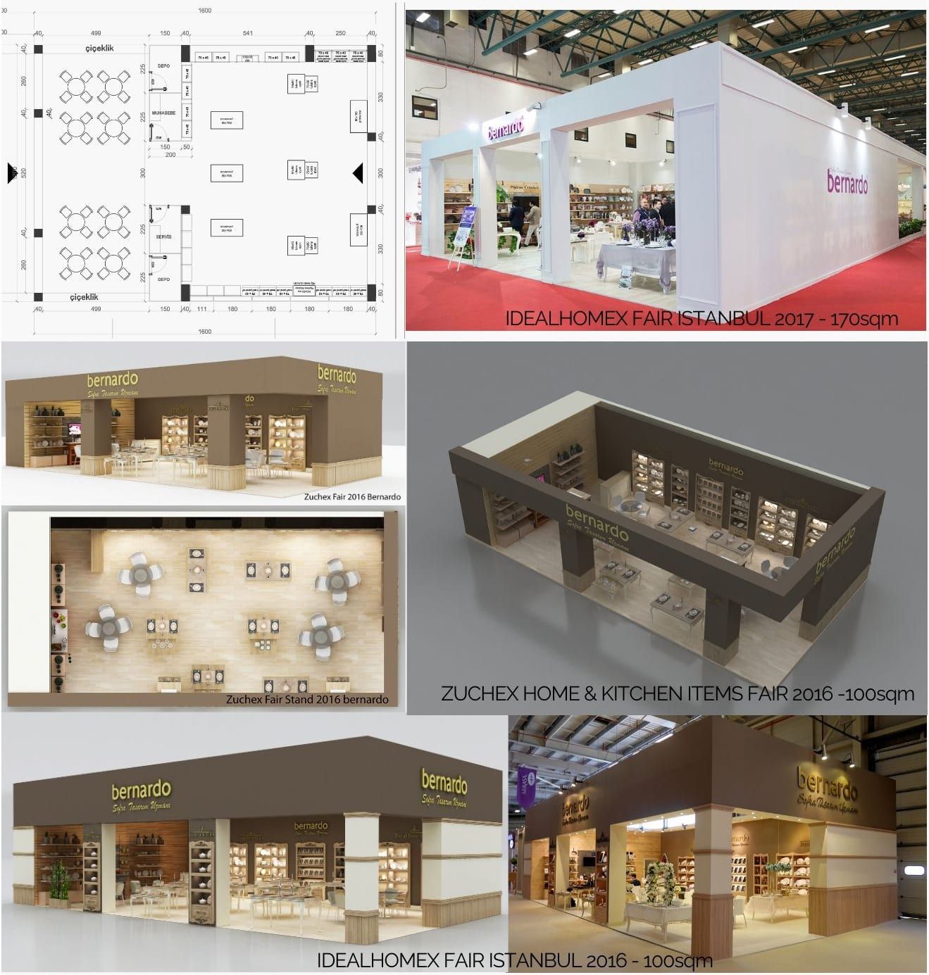 Bernardo Home&Decor Stand Design- Ideal Homex -Zuchex Home Fair Istanbul 2017