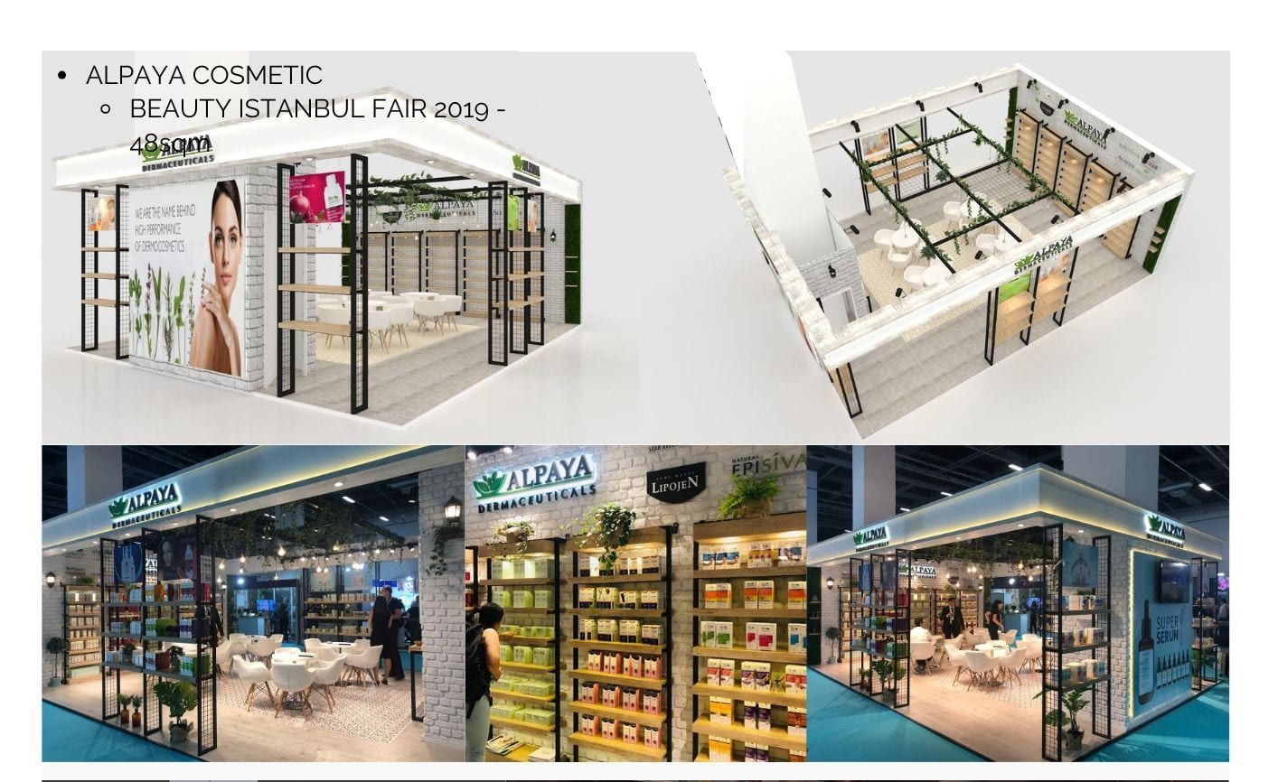 Alpaya Cosmetic Stand Design -Beauty Istanbul Fair 2019