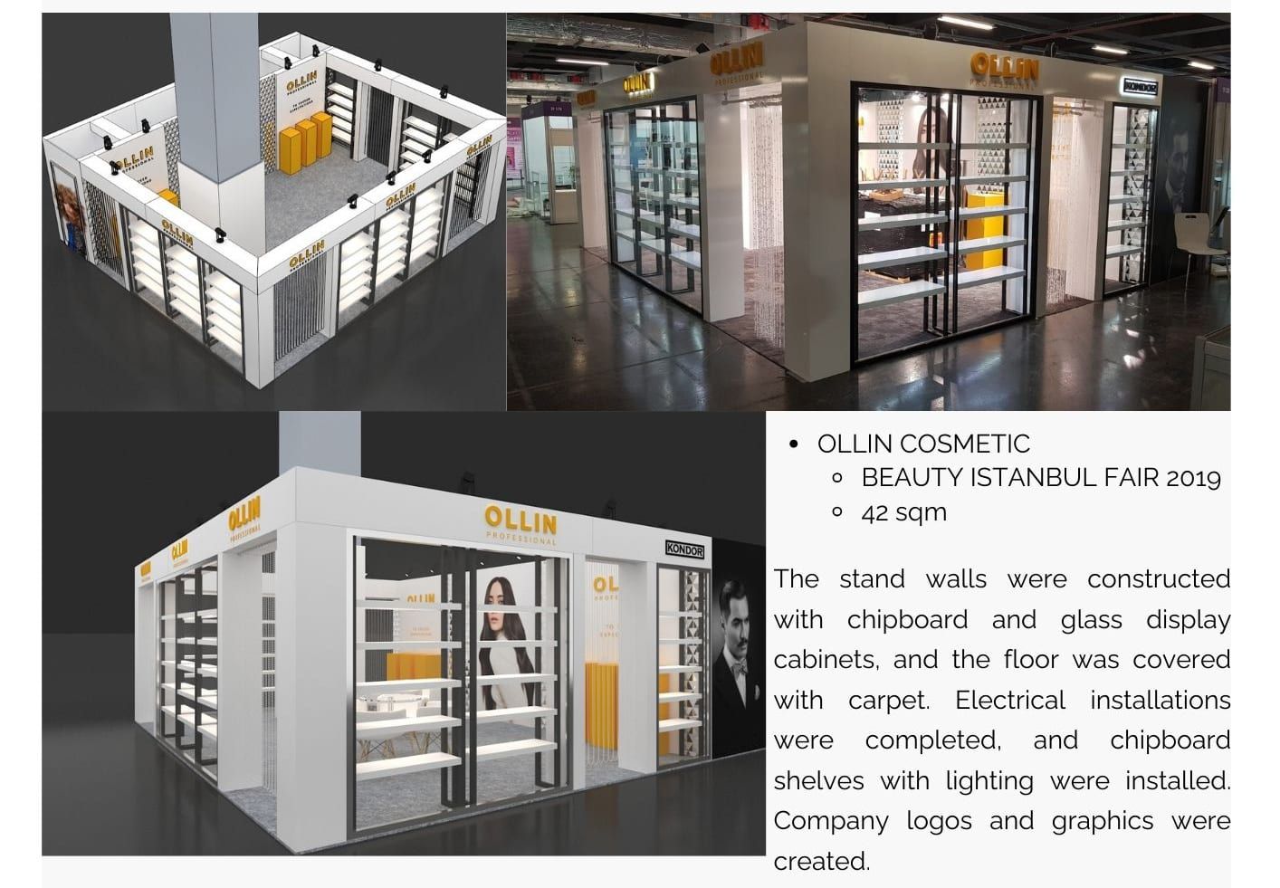 Ollin Cosmetic Stand Design -Beauty Istanbul Fair 2019
