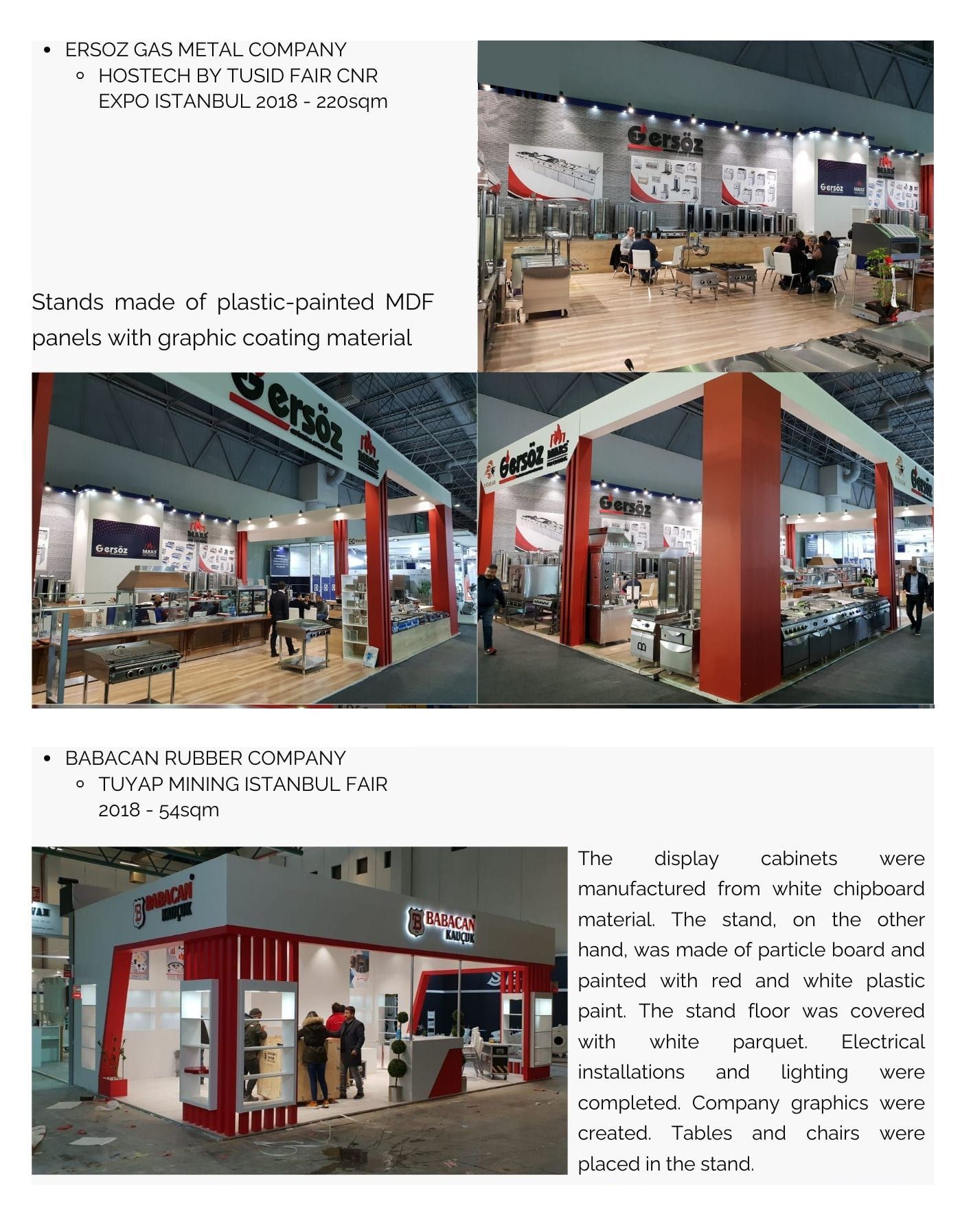 Ersöz & Babacan Fair Stand -Hostec Fair & Mining Fair 2018