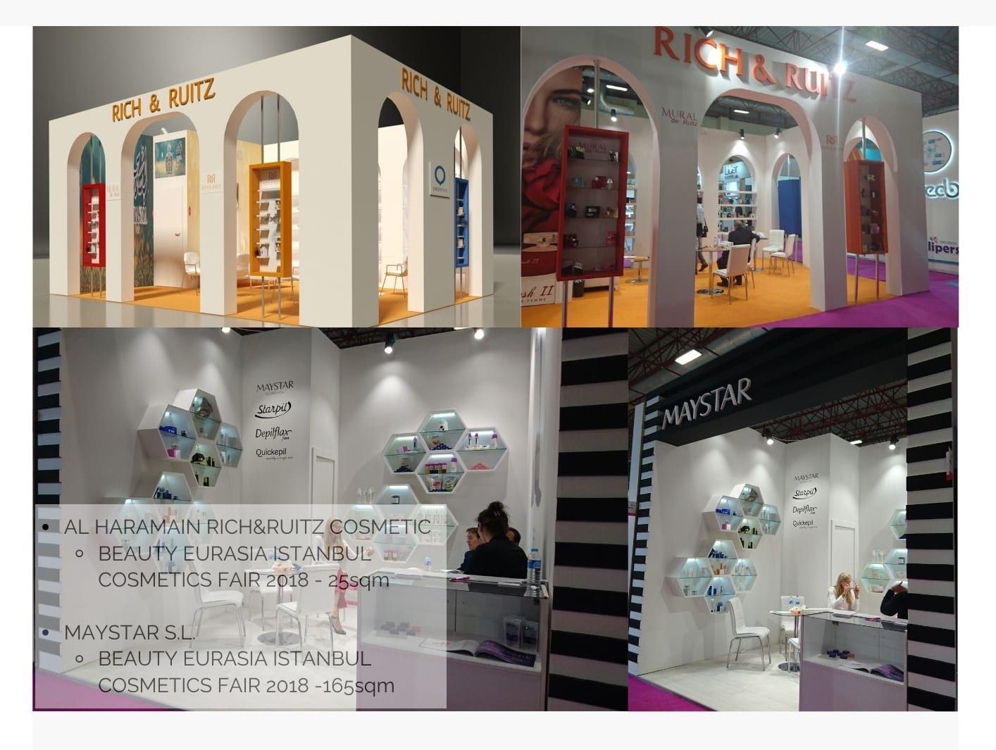 Rich&Ruitz  Cosmetic / Maystar Cosmetic Stand Design -Beauty Istanbul Cosmetic Fair 2018