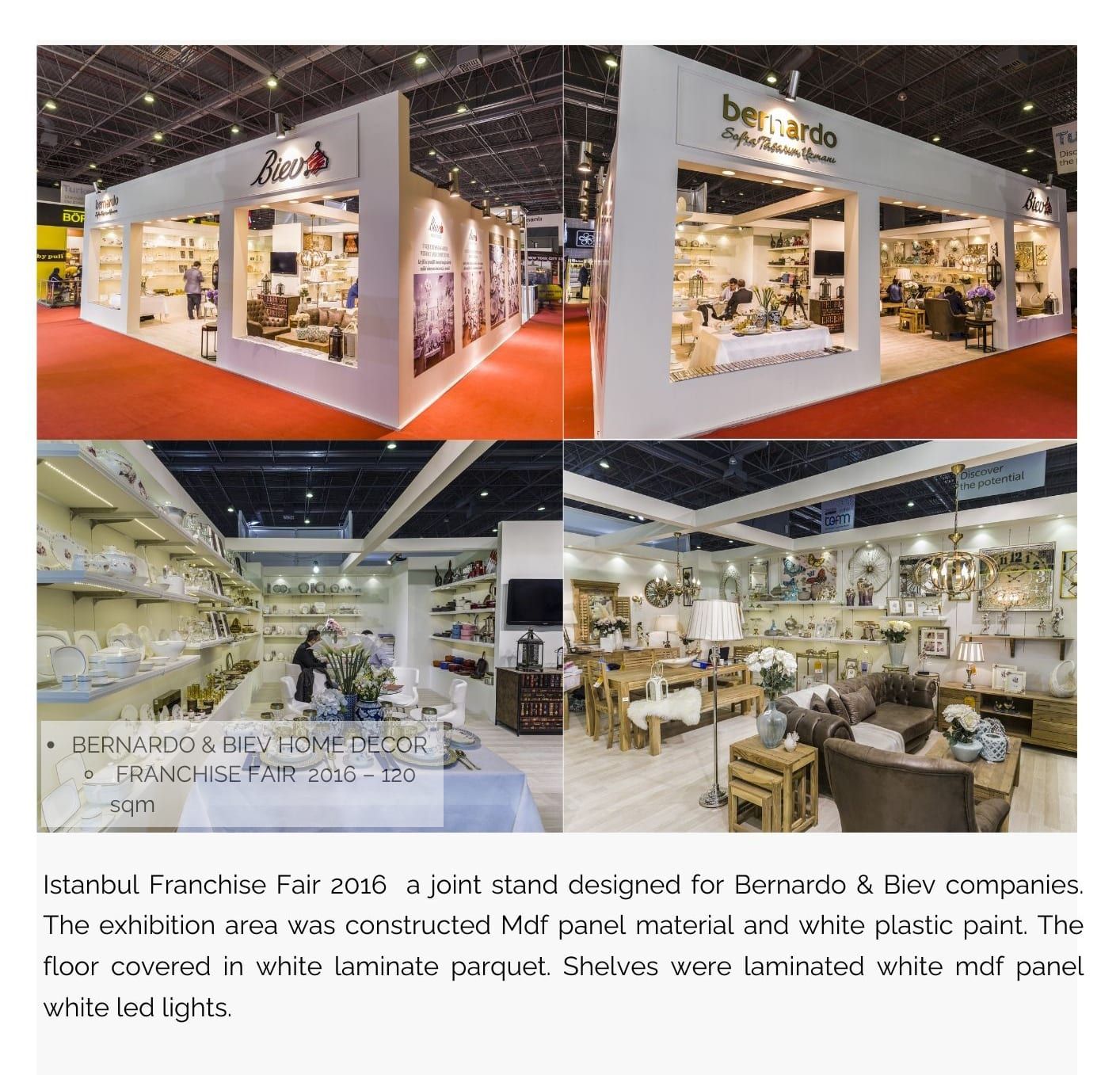 Biev Home& Decor / Bernardo Home & Decor - Franchise Fair-Istanbul 2016