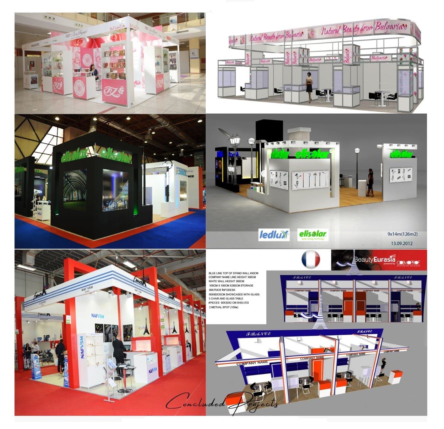 Bulgaria - France Pavilion- Elisolar Electric- Beauty Eurasia Istanbul 2014-2013-2012-2011-2010
