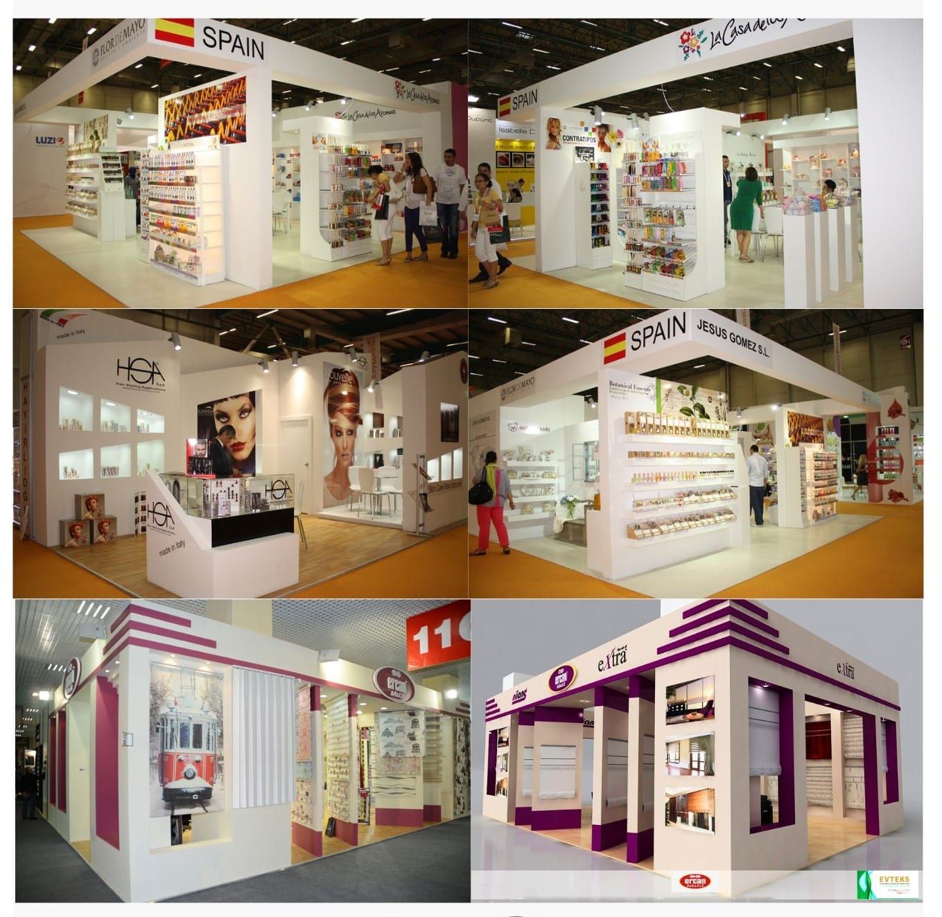 Spain Pavilion-Hsa-Ercan Textile- Beauty Eurasia Istanbul 2014-2013-2012