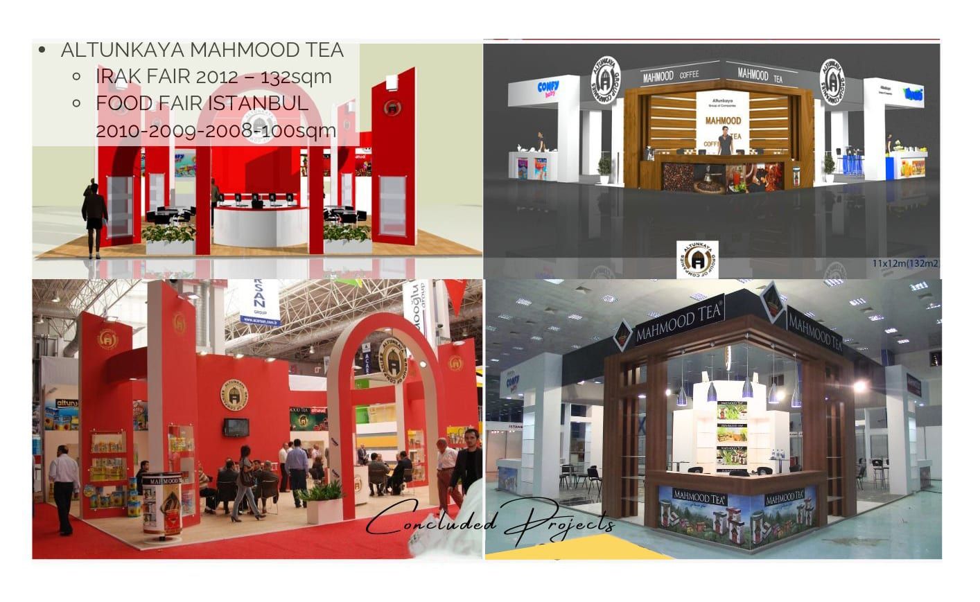 Altunkaya Mahmood Tea Stand Design- Food Fair 2013-2012-2011-2010-2009-2008