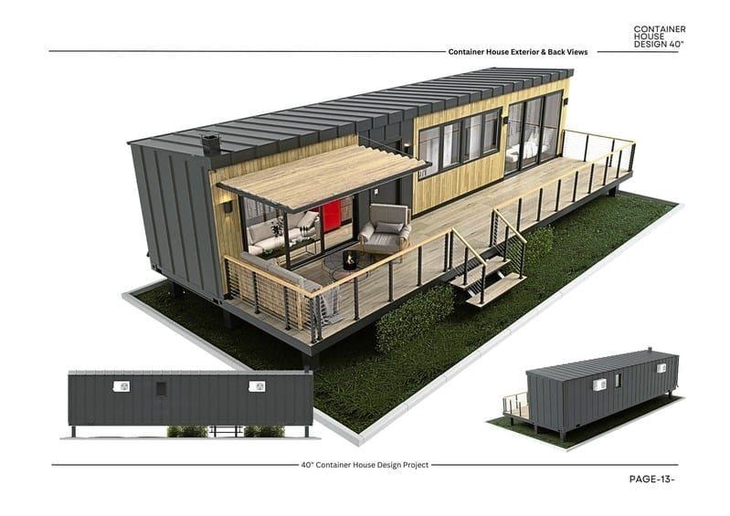 Exterior render from the opposite angle