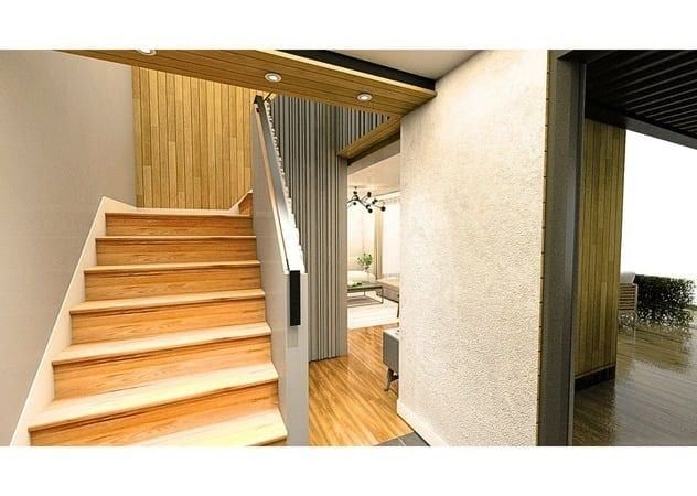 Hallway and staircase interior