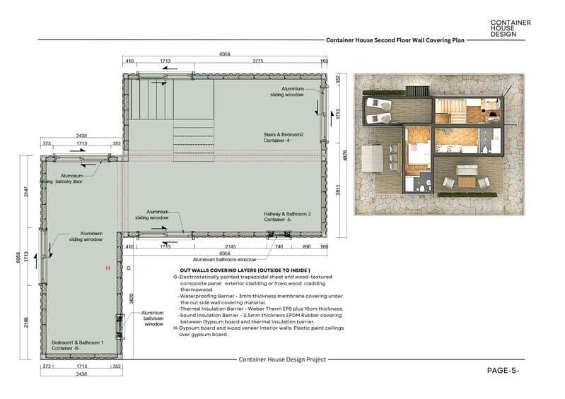 Second floor interior plan